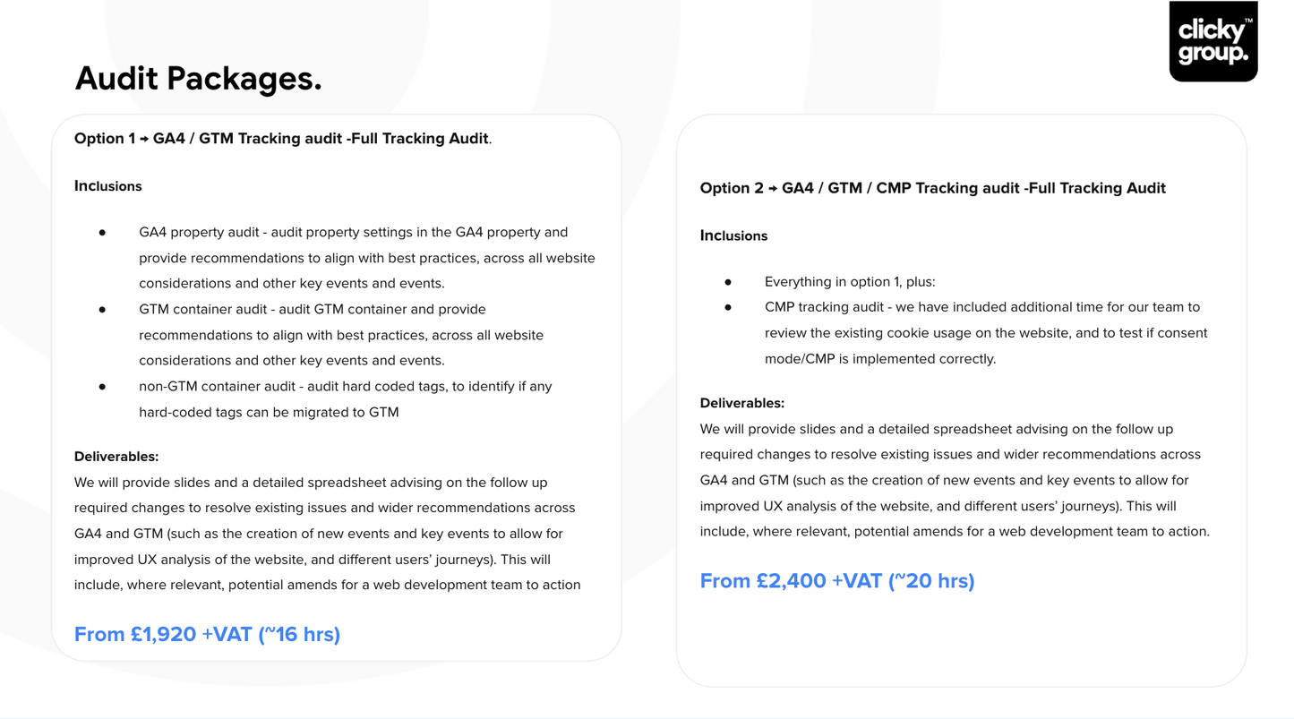 GA4 Analytics Audits